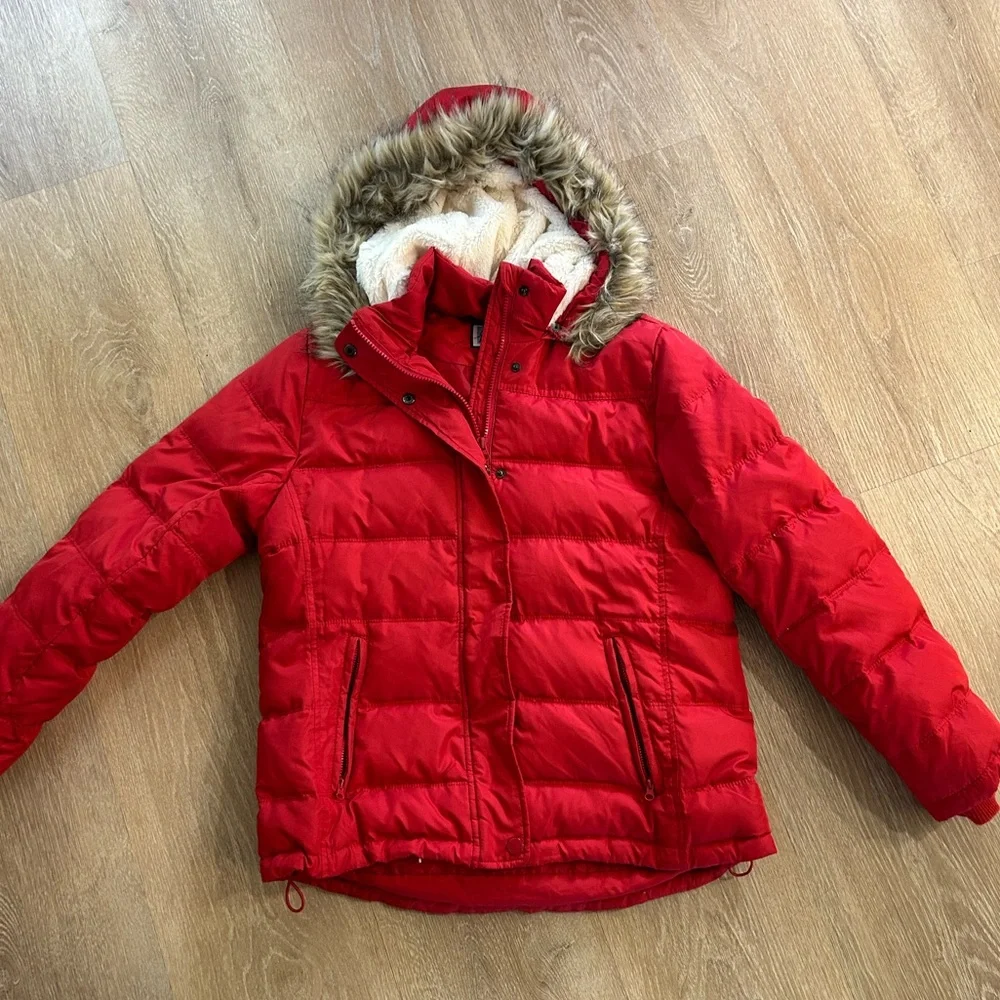 Alaska Frontier Red puffer snow jacket - Picture 1 of 8